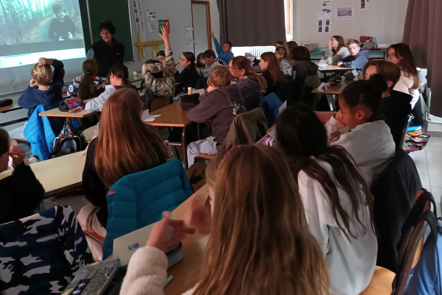 interventions au collège St Joseph de Thones