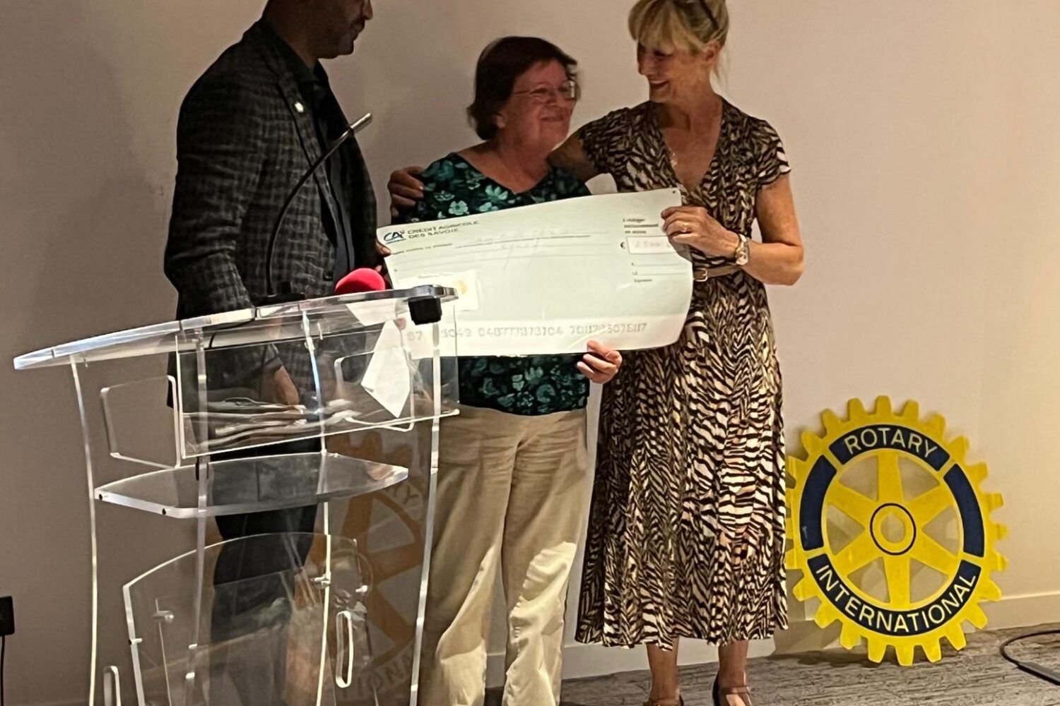 Don du Rotary Club Val de Fier