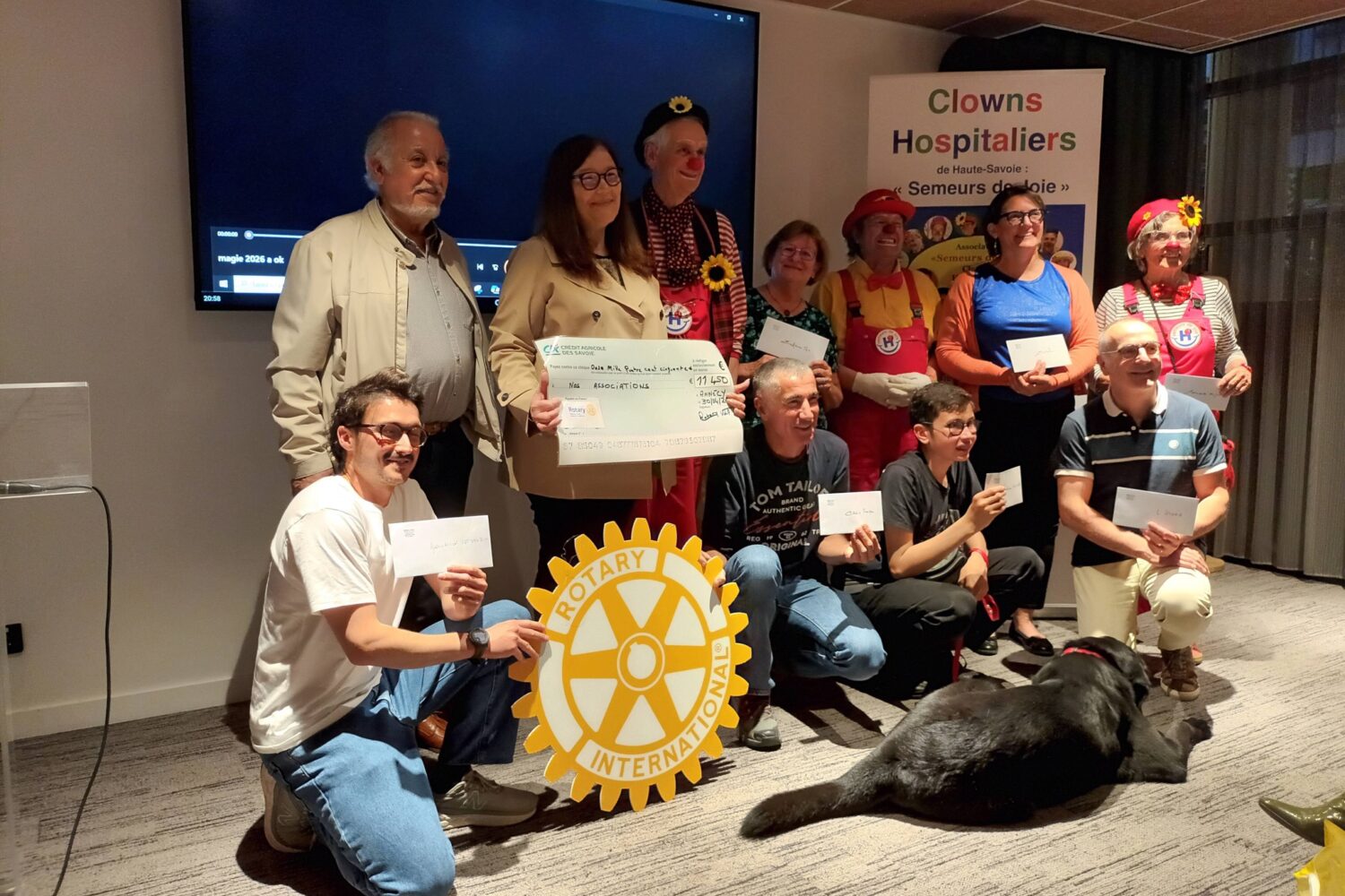 Remise de chèques du Rotary Club Val de Fier aux associations  – Annecy – 30 avril 2026